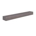Pearl Mantels 60 in Zachary NonCombustible Natural Wood Look Shelf Little River NC60 LITRIVER